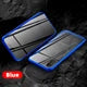 Magnetic Tempered Glass Privacy Metal Case iphone Anti Spier