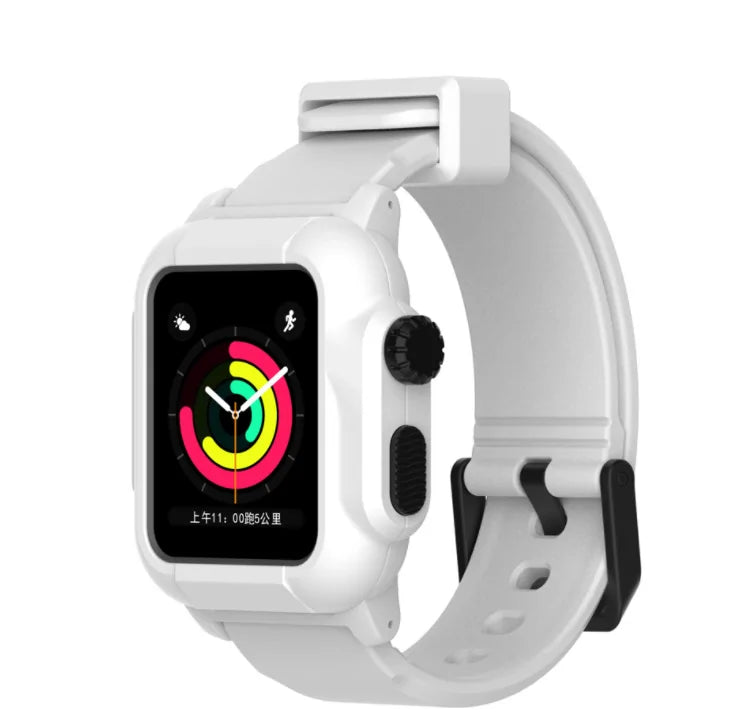 Waterproof Case And Strap Watch Anti Spier