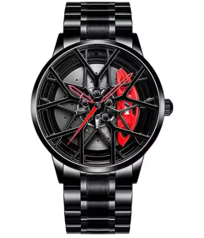 Men Sports Watch Auto Wheel Watches Anti Spier
