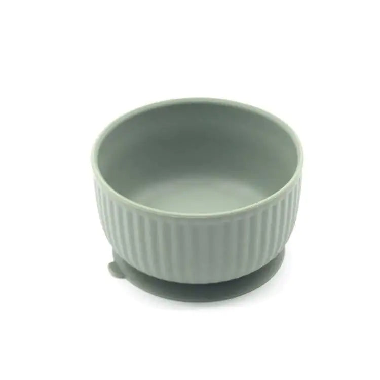 Silicone non slip small pet watering bowl cat food bowl dog feeding Soft Green Anti Spier