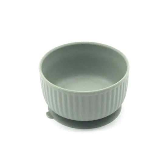 Silicone non slip small pet watering bowl cat food bowl dog feeding Soft Green Anti Spier