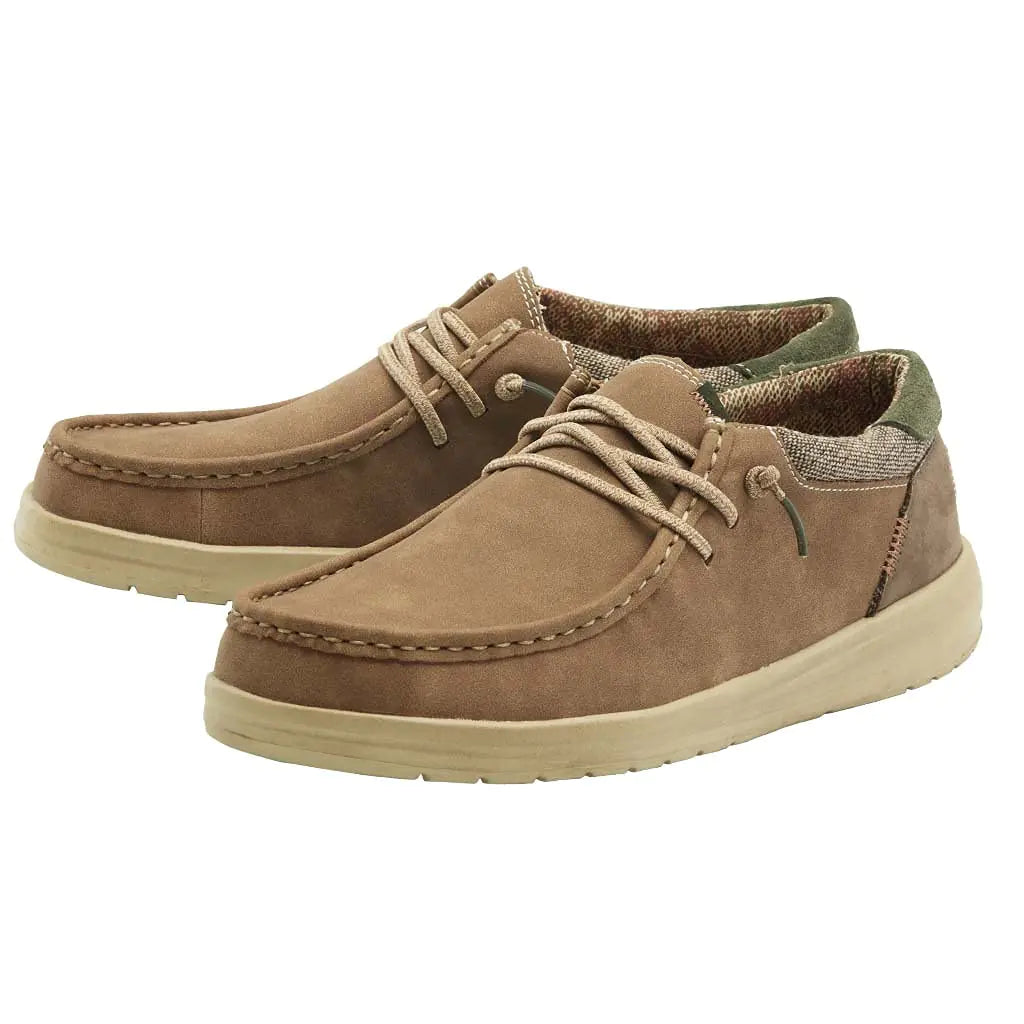 Hey Dude Men's Paul | Men’s Shoes | Men's Lace Up Loafers | Comfortable & Light-Weight 8 Nut Anti Spier