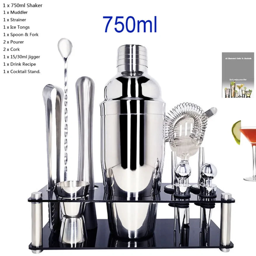 1-12 pcs Cocktail Shaker Set Anti Spier