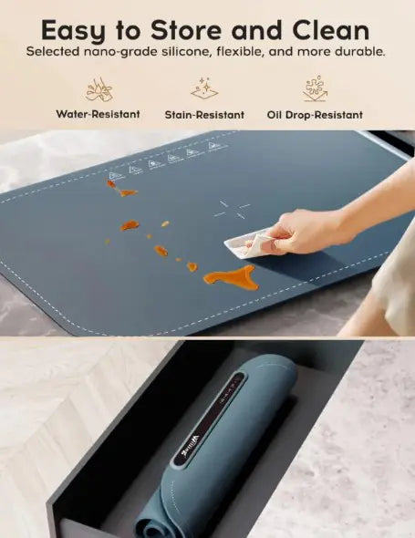 Portable Warming Trays - Navy Blue Anti Spier