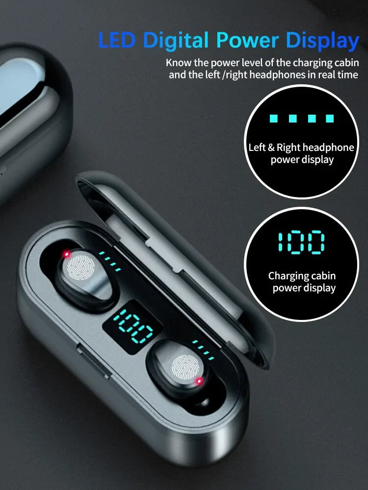 Bluetooth 5.0 Wireless Earbuds Anti Spier