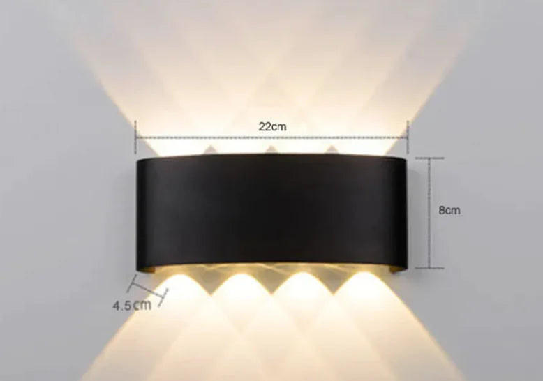 Waterproof LED Wall Lamp for Indoor & Outdoor Anti Spier