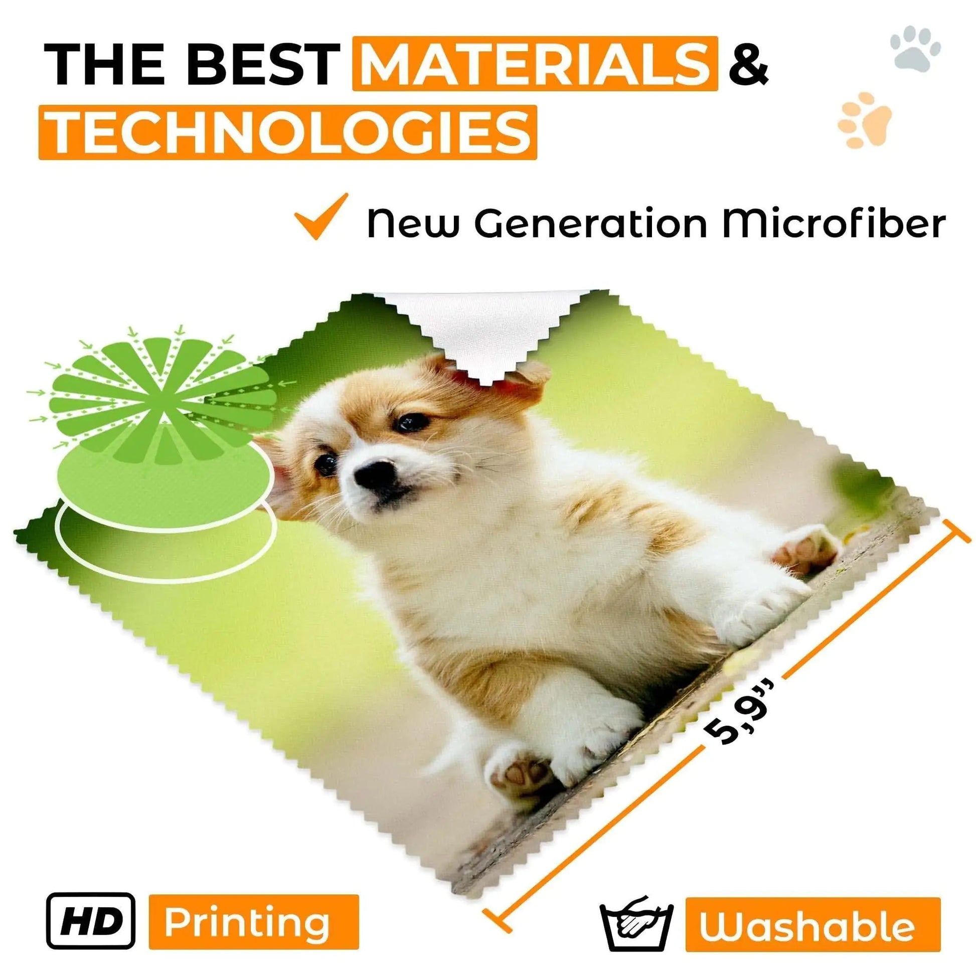 Microfiber Cleaning Cloth for Glasses Lens Camera Phone Screen 6 Pcs Very Soft Anti Spier