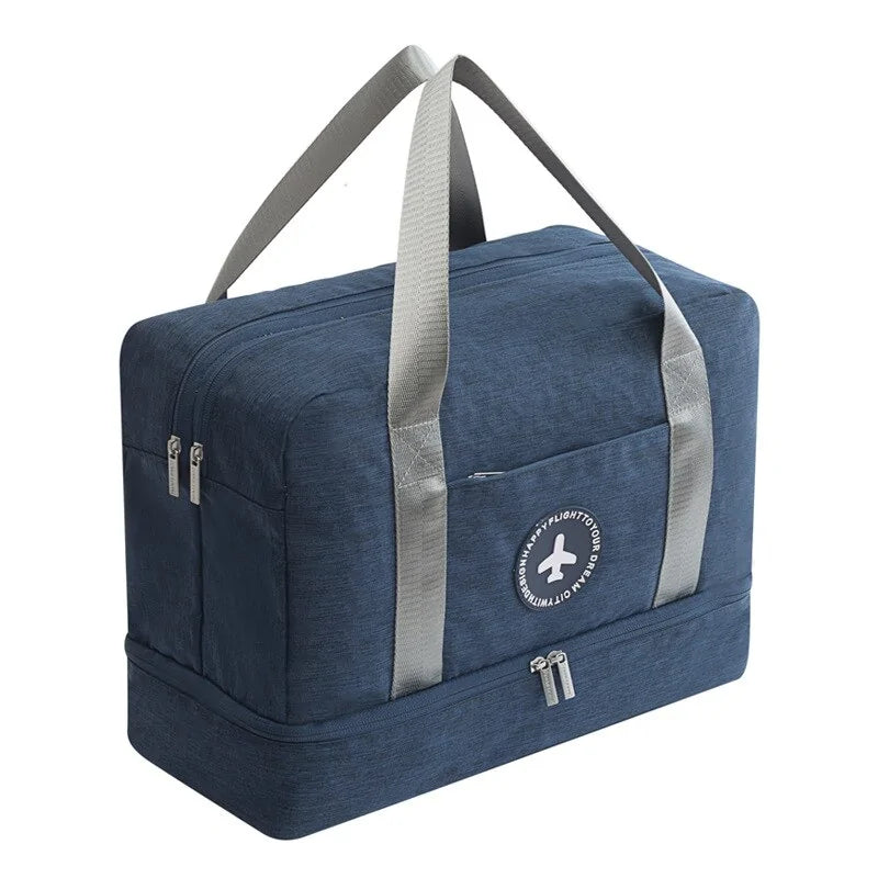 Waterproof Gym and Beach Bag with Wet/Dry Compartments Anti Spier