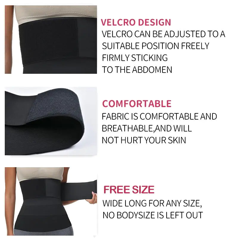 13CM Bandage Wrap Snatch Me Up Waist Anti Spier