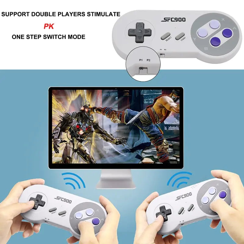 1500 Games HDMI-Compatible Video Game Console for SNES/NES Anti Spier