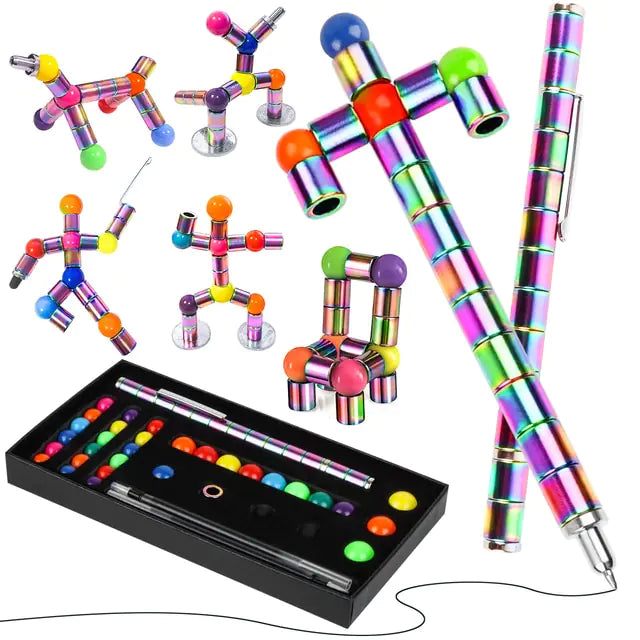 Multifunctional Deformable Magnet Fidget Pen Anti Spier