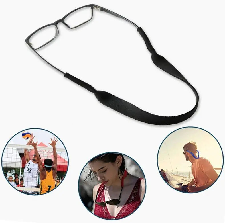 4-Pack Sports Sunglasses Neck Cord Strap Eyeglass Glasses String Lanyard Holder Anti Spier
