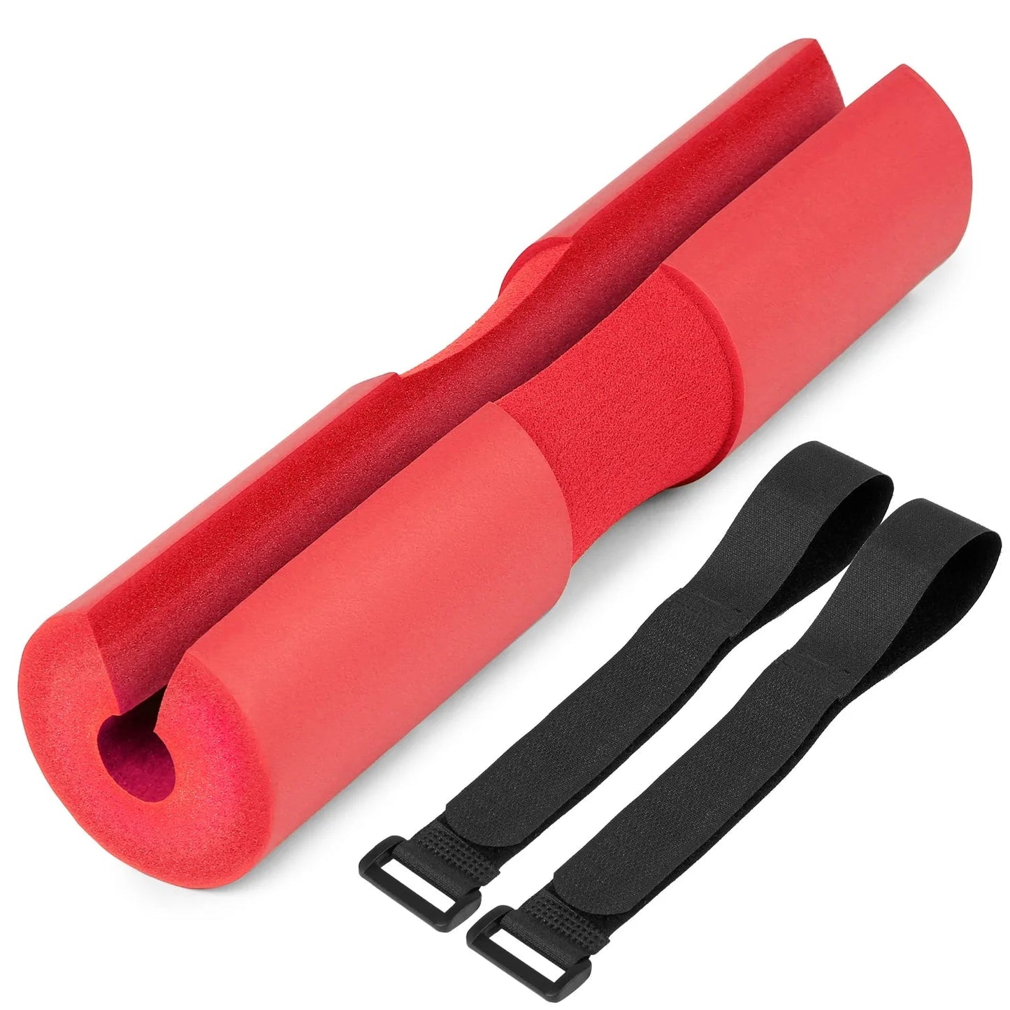 Barbell Squat Pad with Fixing Straps for Weightlifting Anti Spier