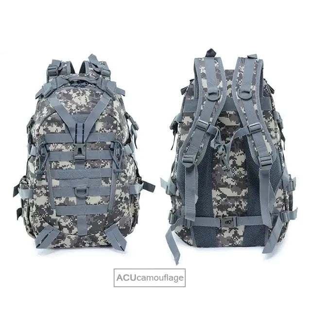 Military Backpack-Waterproof Hiking Survival Reflective Bag Anti Spier