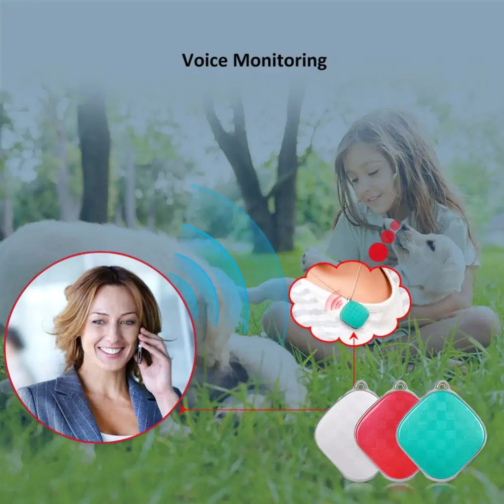 Mini Personal GPS Tracker Kids Listening Device Anti Spier