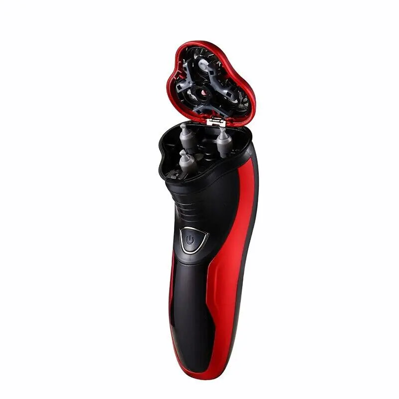 Men's Razor Rotary Waterproof Electric Shaver Pop-Up Trimmer Wet Dry Cordless Anti Spier