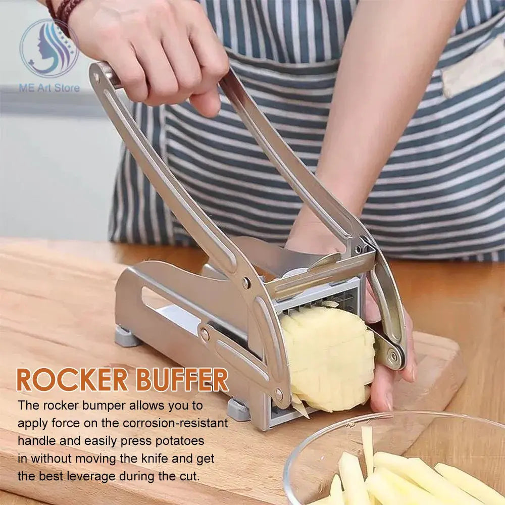 Fry Cutter Vegetable Slicer Anti Spier