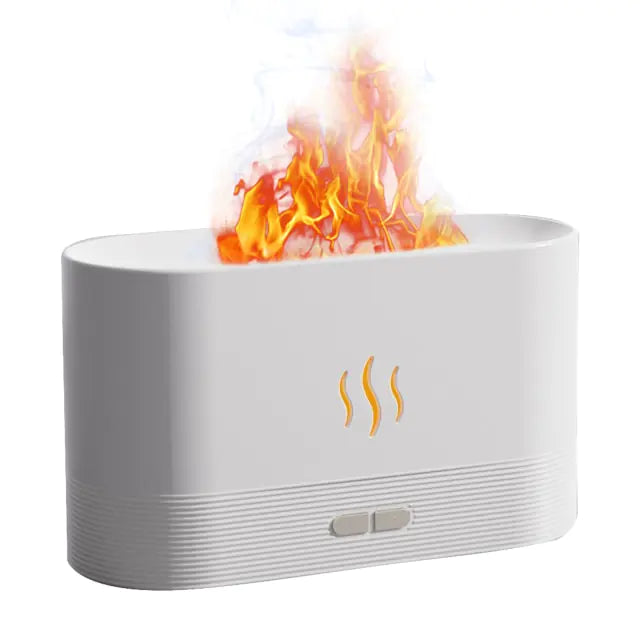 Flame Fire Humidifier Aromatherapy Diffuser Anti Spier