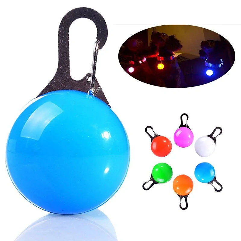 LED Pet Collar Pendant for Night Safety Anti Spier