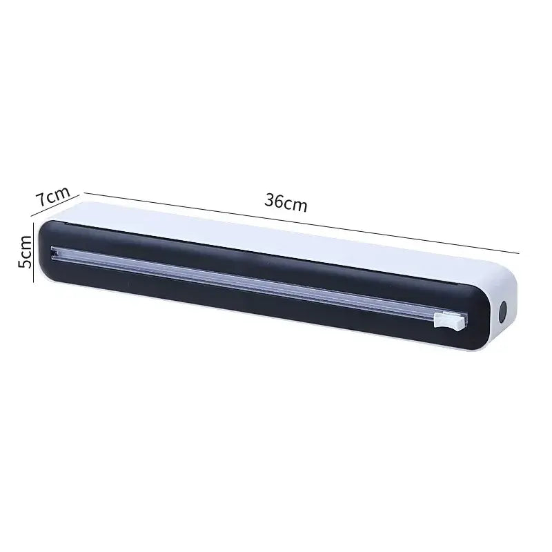 Food Film Dispenser with Magnetic Wrap Anti Spier