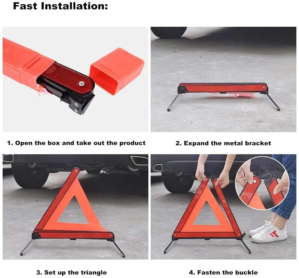Road Safety Triangle Anti Spier