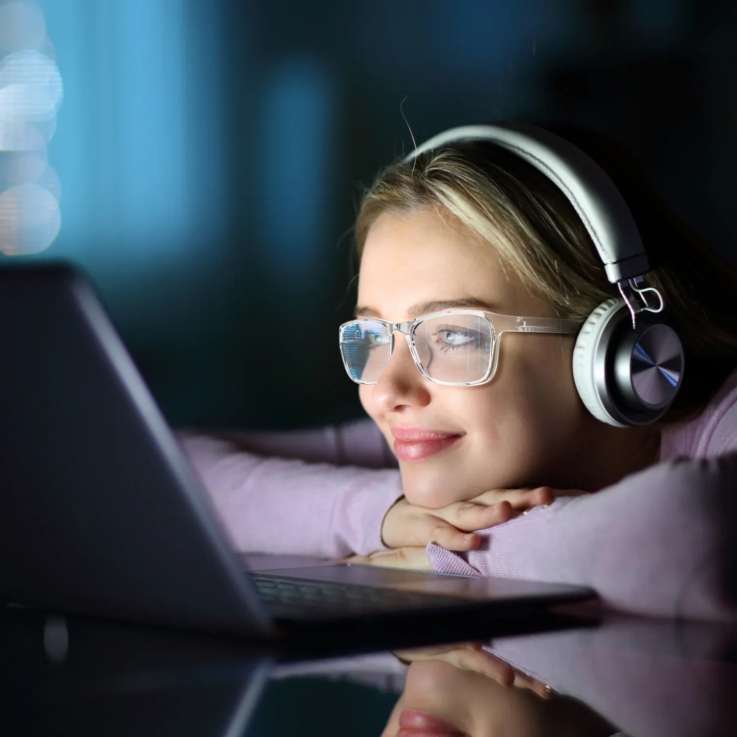 Stylish Blue Light Computer Blocking Glasses for Men and Women - Ease Digital Eye Strain, Dry Eyes, Headaches and Blurry Vision - Instantly Blocks Anti Spier