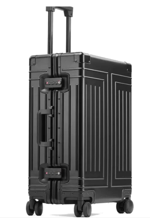 Aluminum Magnesium Alloy Trolley Case Anti Spier