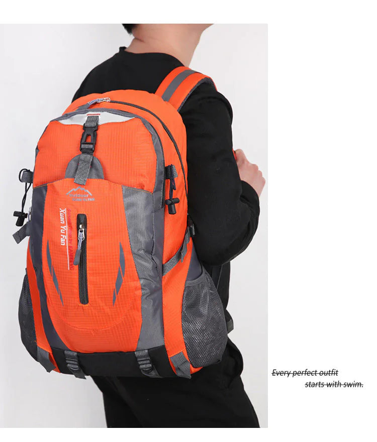 40L Men Women Travel Backpack Rucksack Camping Laptop Hiking School Book Bag USA Anti Spier