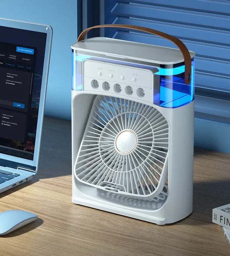 Portable Humidifier Fan Air Conditioner Anti Spier