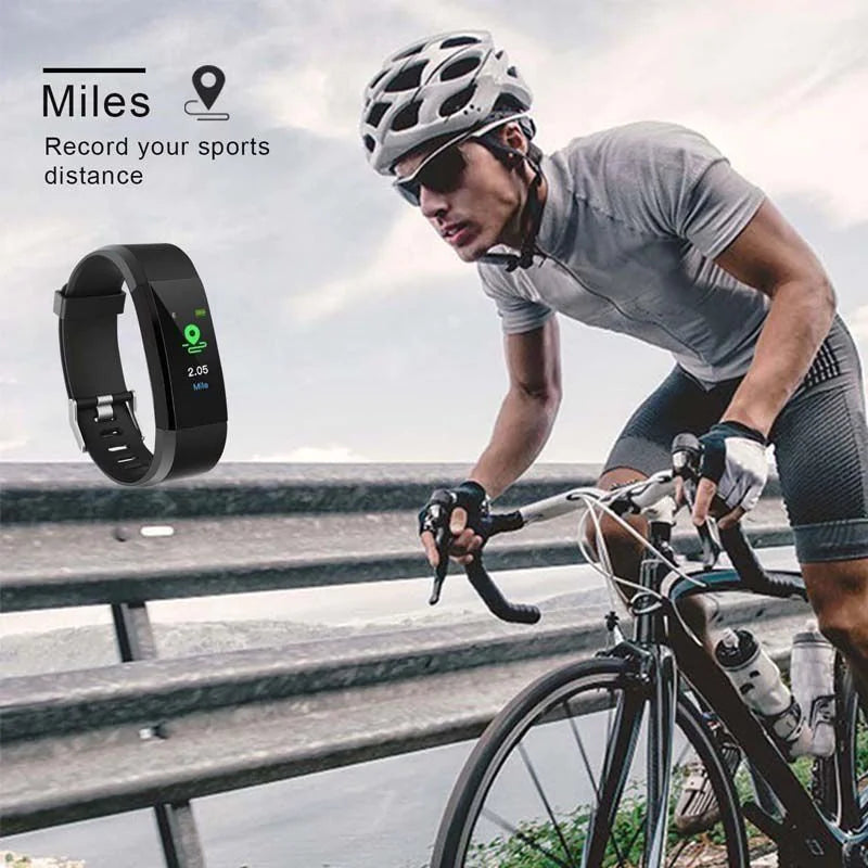 Fitness Smart Watch Activity Tracker Heart Rate For Women Men Oxygen BP Monitor - Anti Spier 
