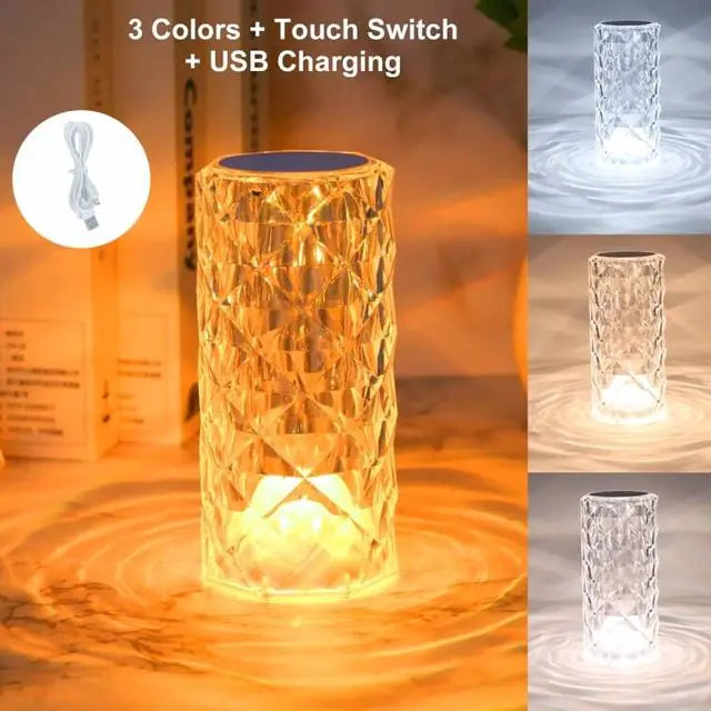 Crystal Atmosphere Table Lamp Anti Spier