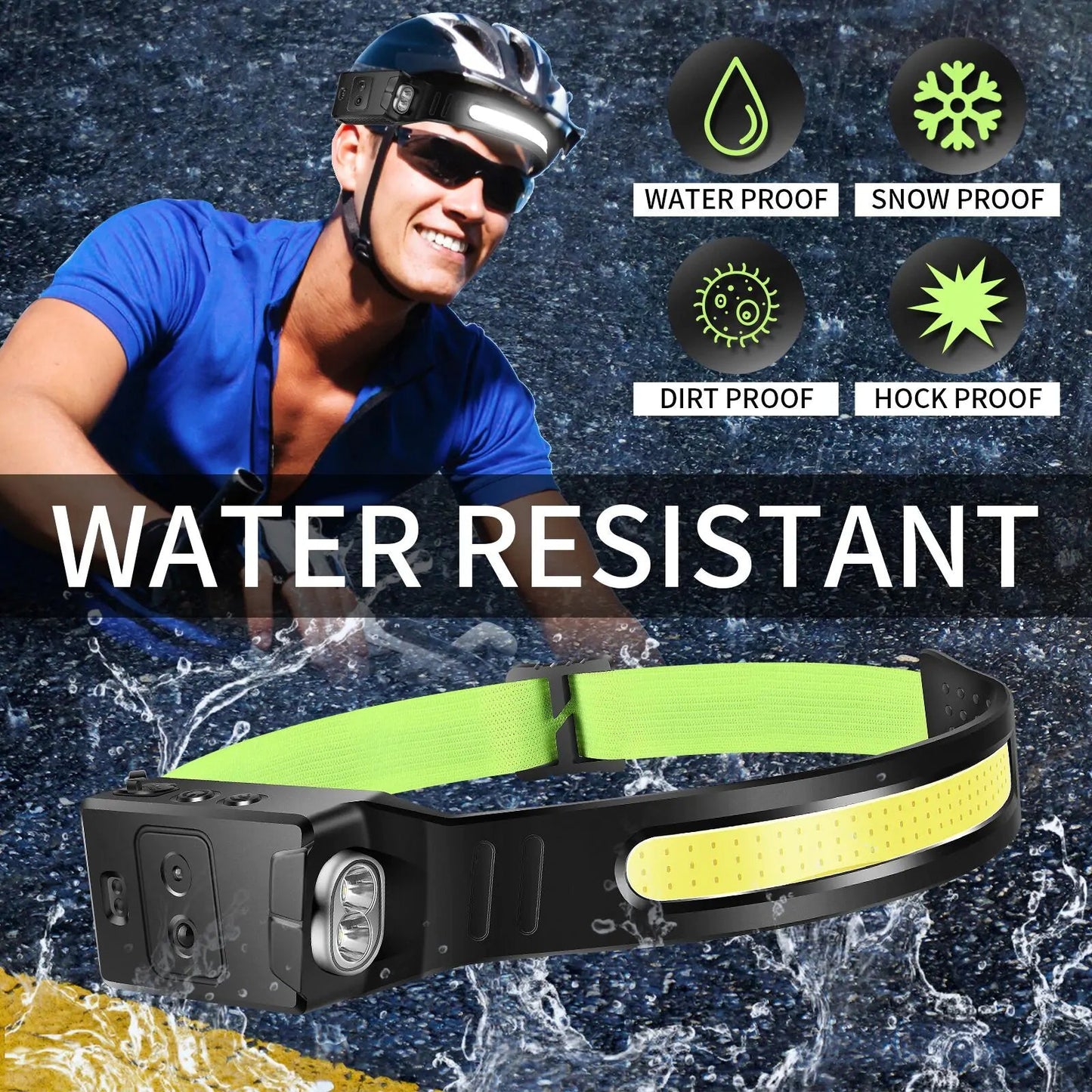 Full Vision Head Lamp Anti Spier