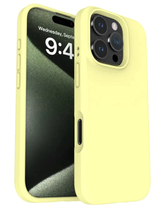 Solid Color Drop-resistant Phone Case Liquid Silicone Phone Case Anti Spier