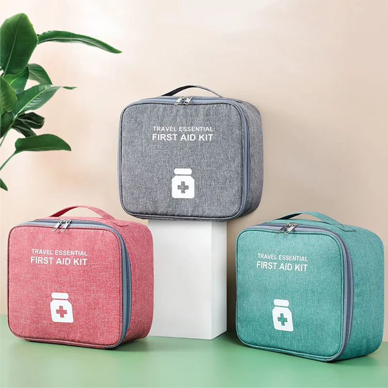 Large Capacity First Aid Kit Home Medicine Storage Anti Spier