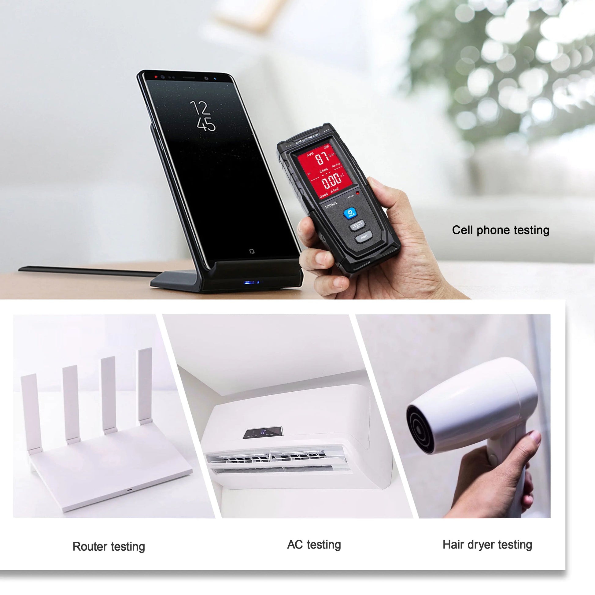 Electromagnetic Field Radiation Detector Tester Anti Spier