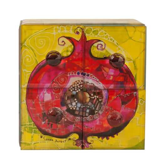 Biggdesign Glass Jewelry Box with 4 Drawers Anti Spier
