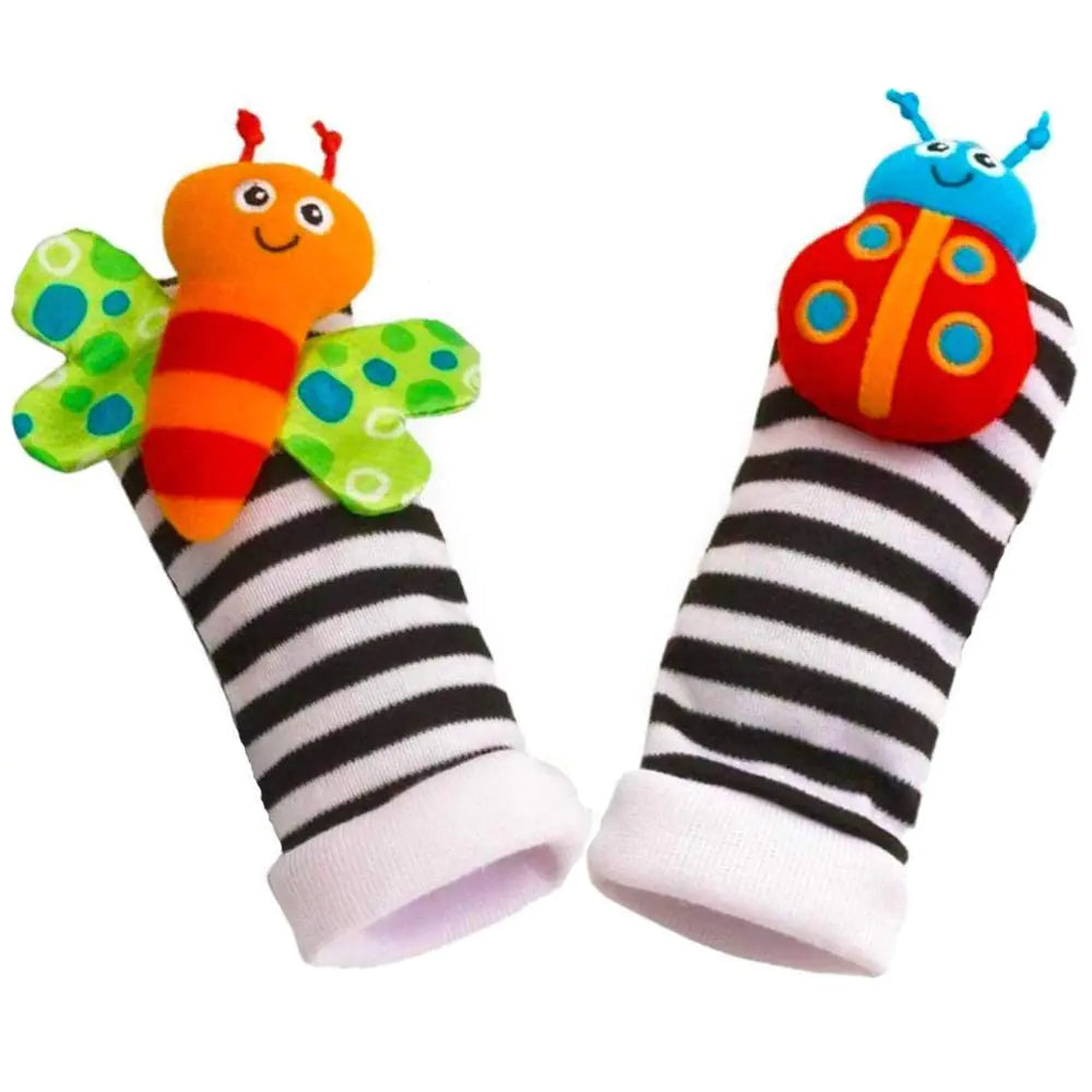 Baby Infant Rattle Socks Toys 3-6 to 12 Months Girl Boy Learning Toy Anti Spier
