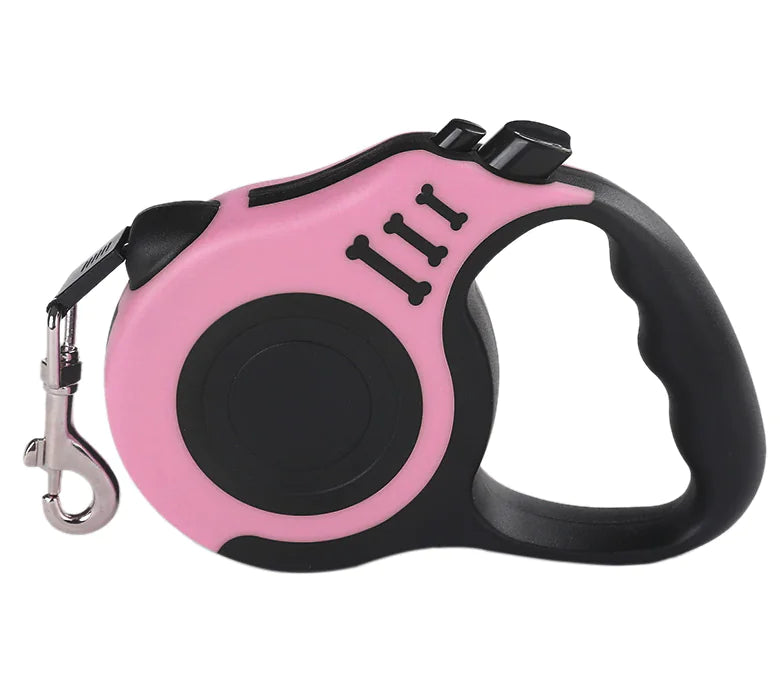 16.5FT Automatic Retractable Dog Leash Pet Collar Automatic Walking Lead Free US Anti Spier