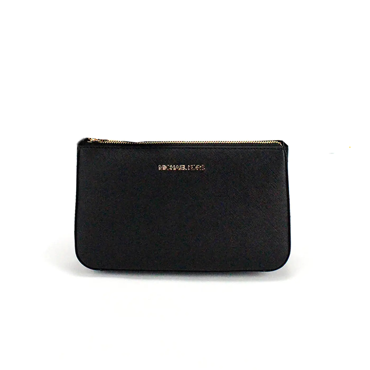 Michael Kors Jet Set Black Leather Tech Crossbody Bag Anti Spier