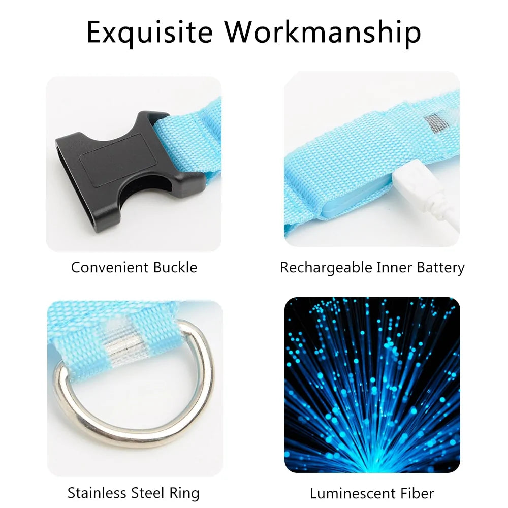 Led Dog Collar Anti-Lost Collar Anti Spier