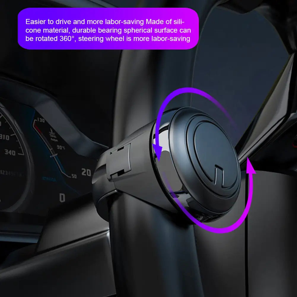 360 Degree Steering Wheel Booster Knob Anti Spier