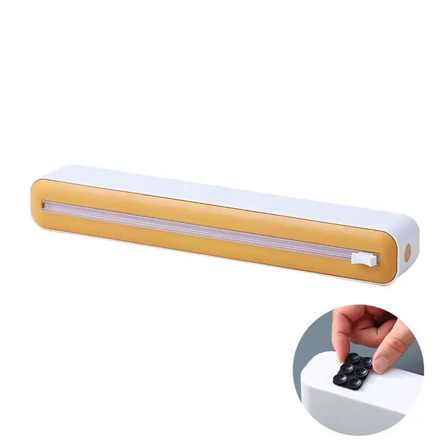 Food Film Dispenser with Magnetic Wrap Anti Spier