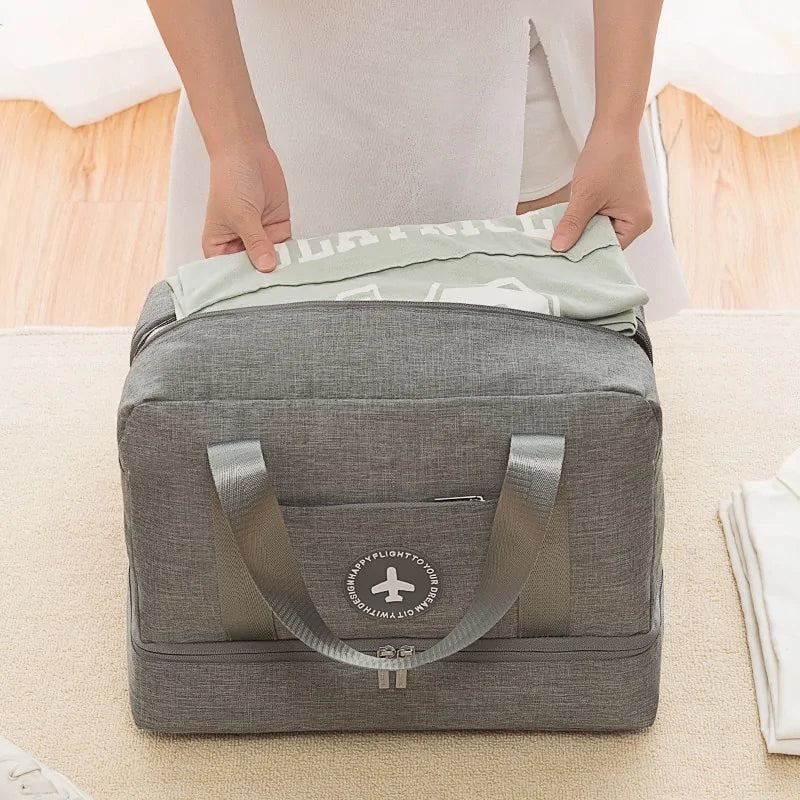 Waterproof Gym and Beach Bag with Wet/Dry Compartments Anti Spier