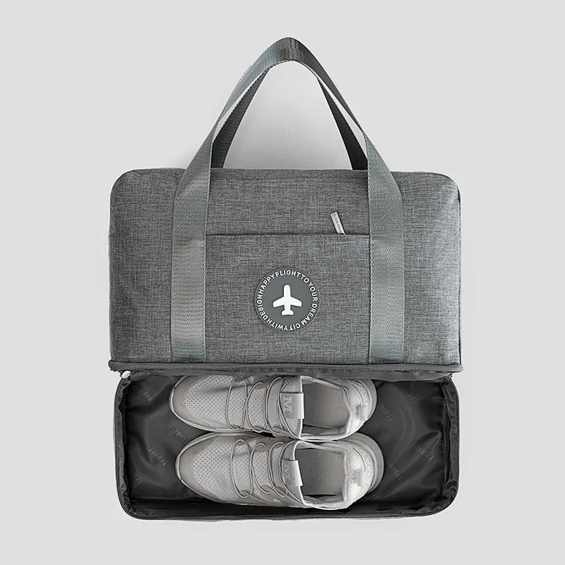 Waterproof Gym and Beach Bag with Wet/Dry Compartments Anti Spier