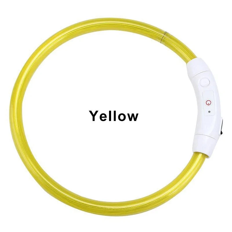 LED Collar Night Safety For Pets Anti Spier